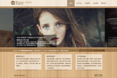 木纹背景的精致wordpress主题 木纹背景的精致wordpress主题