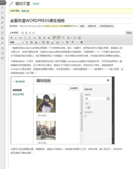 wordpress后台编辑文章显示前台样式 wordpress后台编辑文章显示前台样式