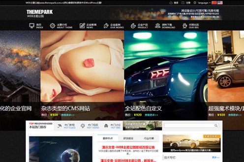 魔术杂志wordpress企业主题