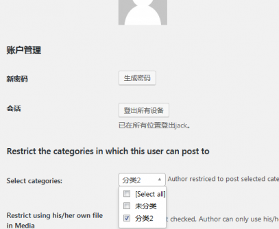 wordpress多个作者协同发布文章的一些功能设置