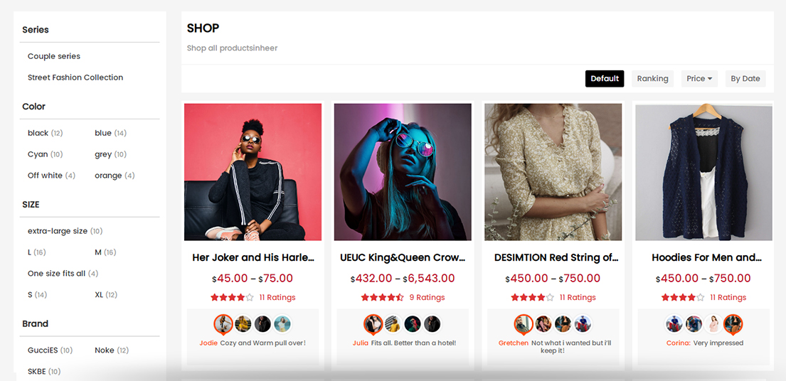 双栏图片并排模式