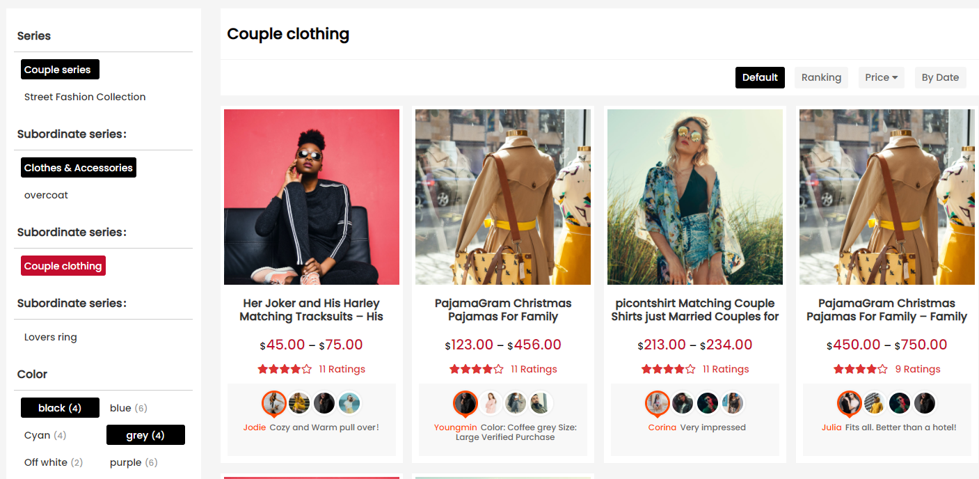 潮牌服装服饰箱包 外贸独立站 - 全屏轮播（images 3）