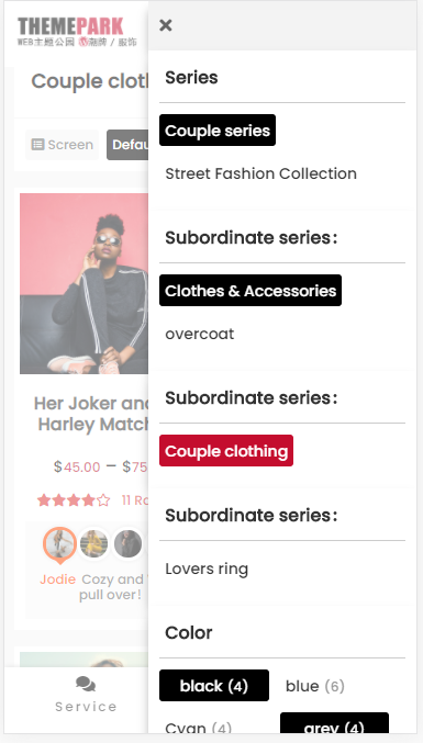 潮牌服装服饰箱包 外贸独立站 - 响应式设计（images 4）